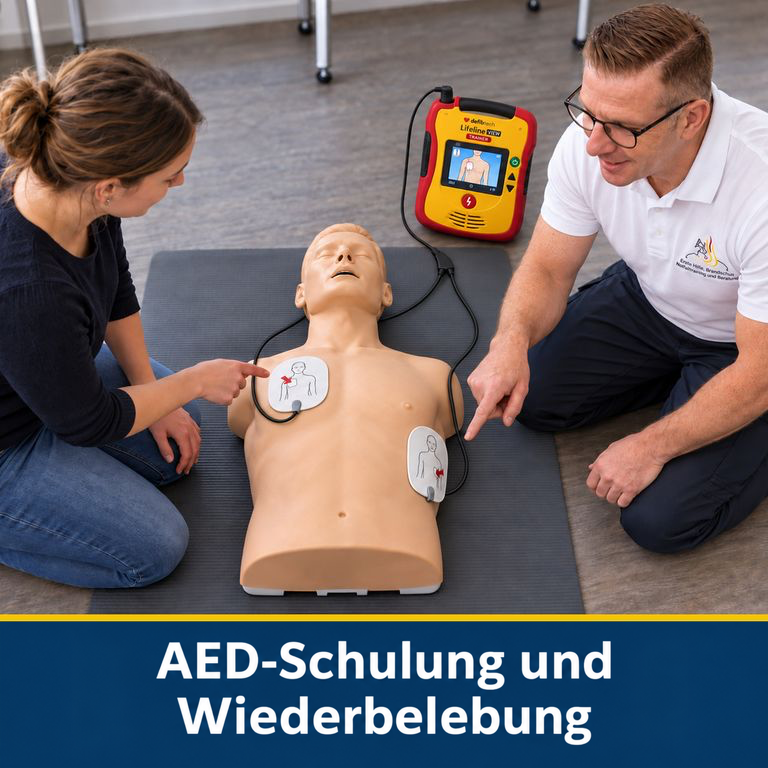 AED-Schulung und Wiederbelebung bei ASA Oerding