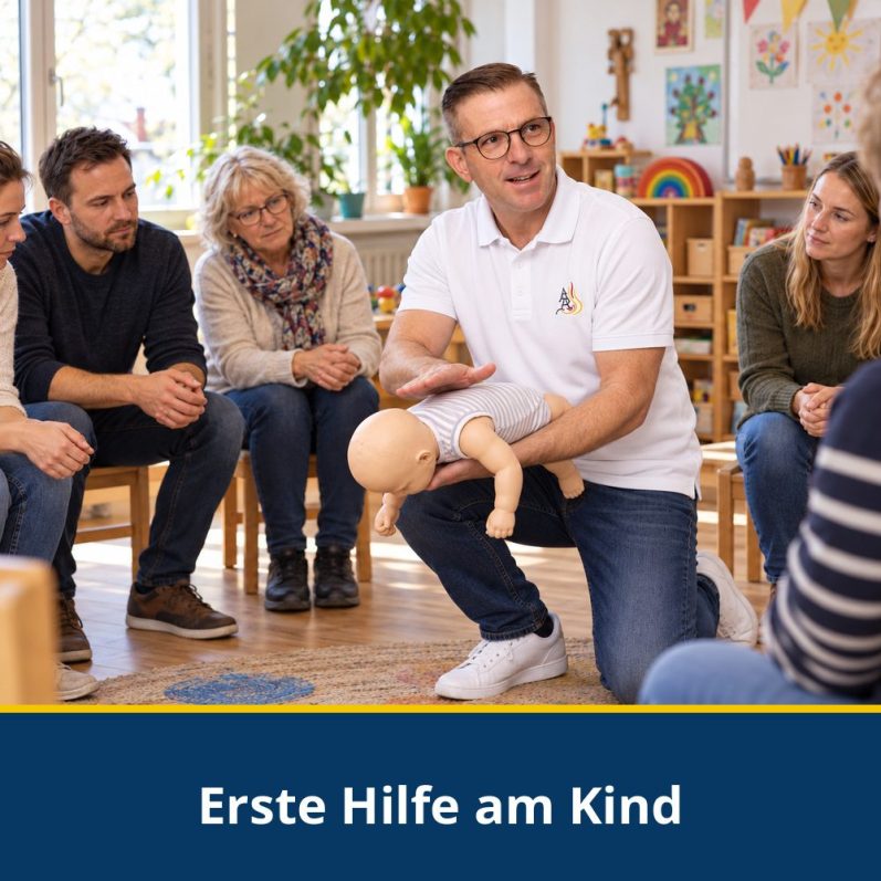 Erste Hilfe am Kind Erste Hilfe am Kind – praktische Übungen für Betreuungspersonen